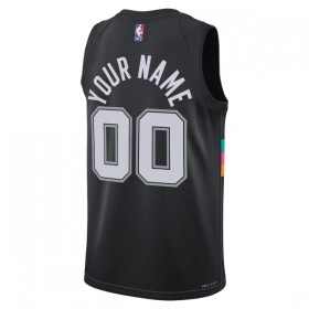 Dres San Antonio Spurs Prilagođeni Nike 2025-26 City Edition Crno Swingman